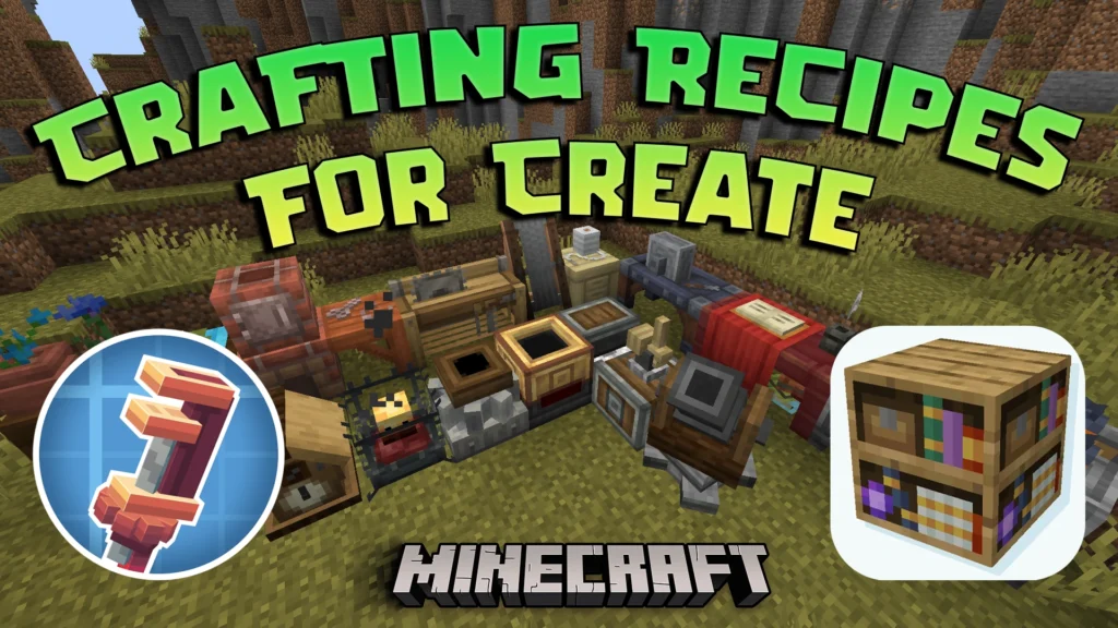 Crafting Recipes For Create Mod