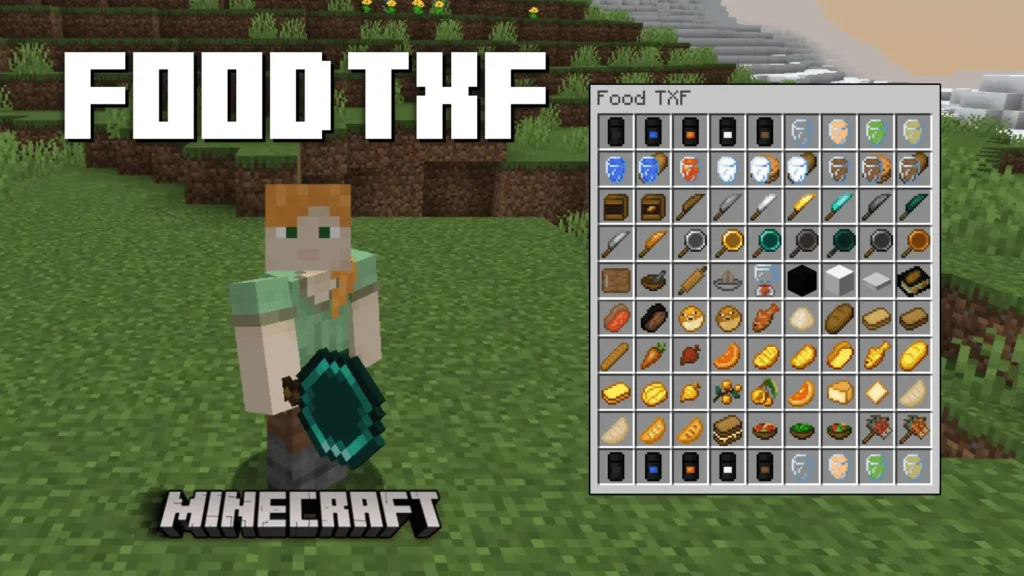 Food TXF Mod (1.21.7, 1.20.1) – Discover Delicious New Food Items!