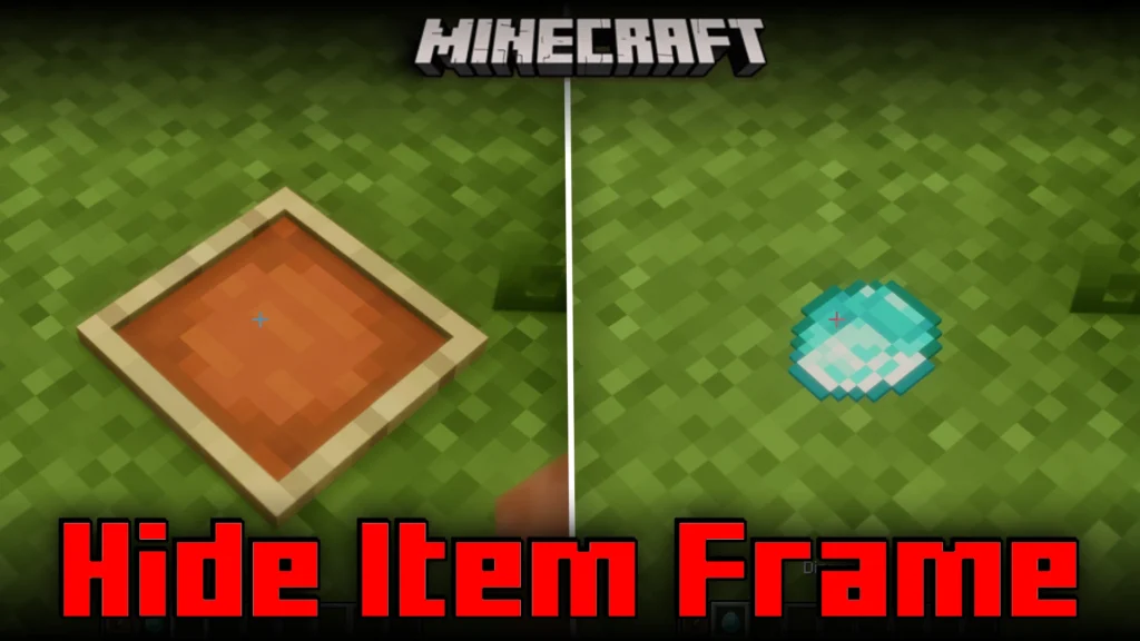 Hide Item Frame Mod