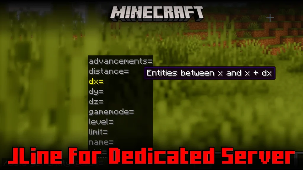 JLine For Dedicated Server Mod 
