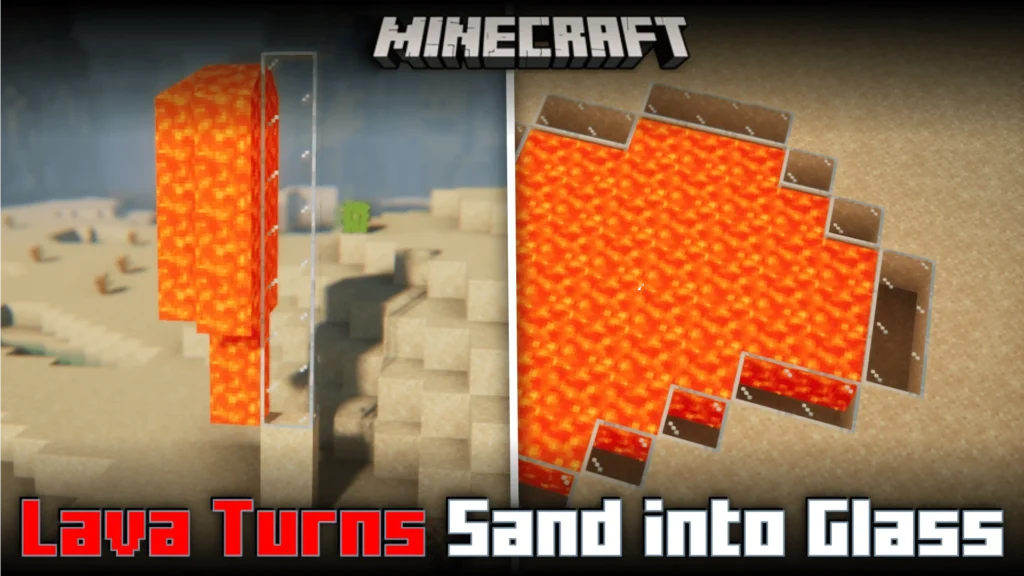Lava Turns Sand into Glass Mod