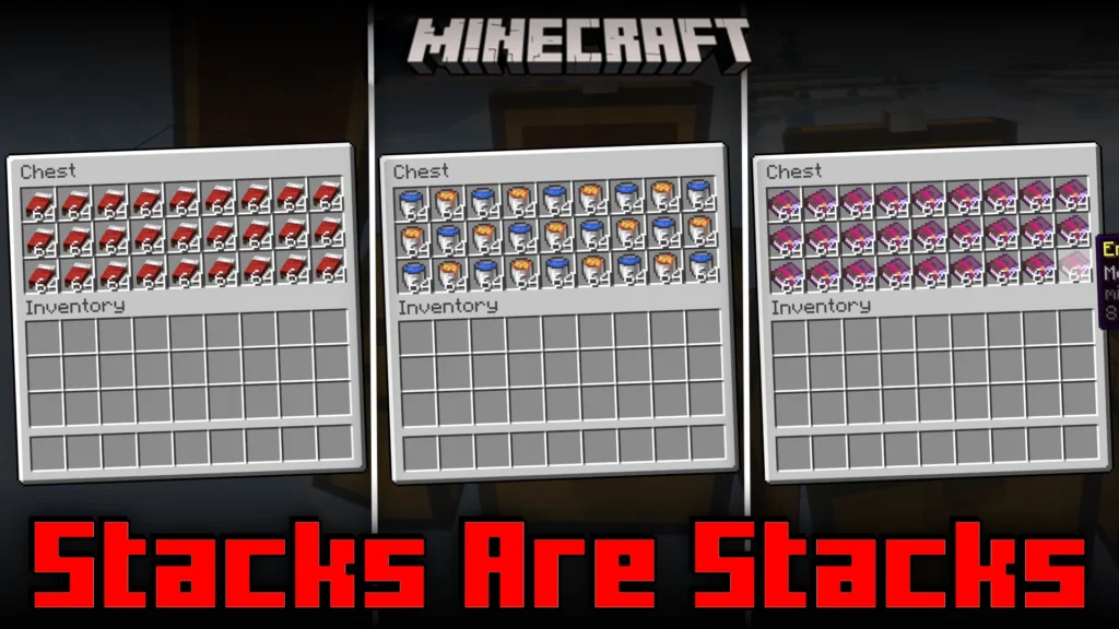 Stacks Are Stacks Mod