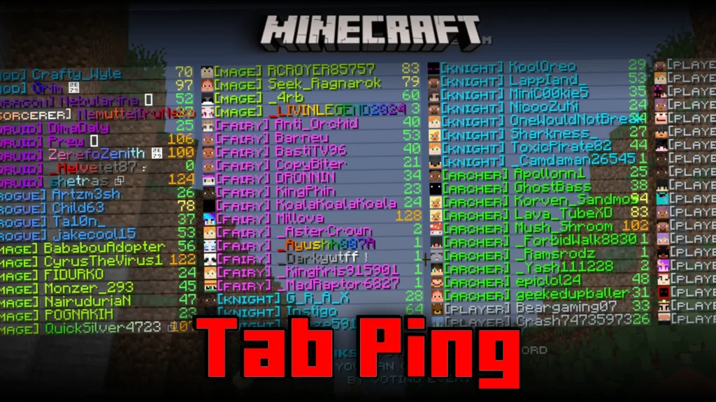 Tab Ping Mod