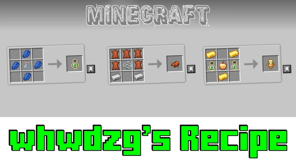 Whwdzg’s Recipe Mod