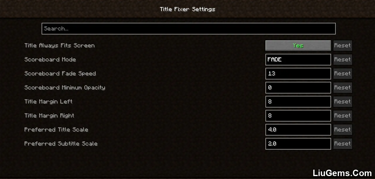 Title Fixer Mod Screenshots 2 Title Fixer Mod Screenshots 2