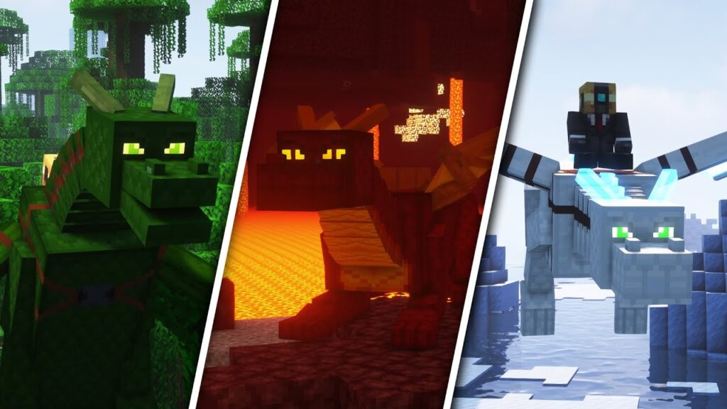 Dragon Mounts Addon mcpe
