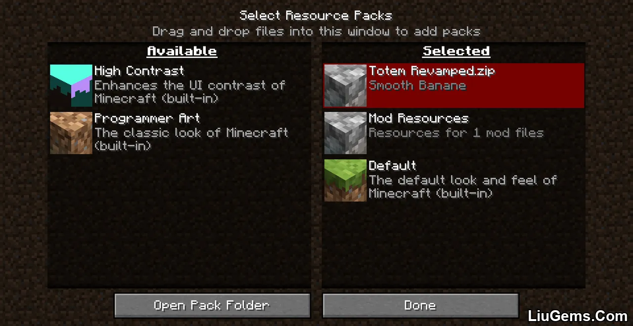 Totem Revamped Resource Pack Screenshots 01 Totem Revamped Resource Pack Screenshots 01