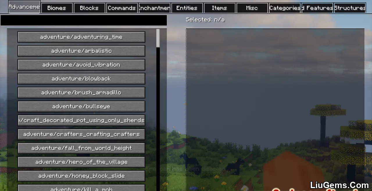 Vanilla Disable Mod Screenshot 02 Vanilla Disable Mod Screenshot 02