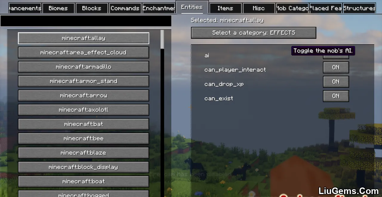 Vanilla Disable Mod Screenshot 04 Vanilla Disable Mod Screenshot 04