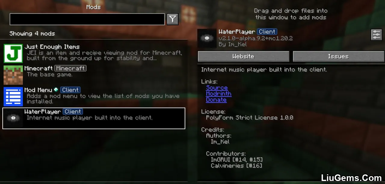 Waterplayer Mod Screenshots 1 Waterplayer Mod Screenshots 1