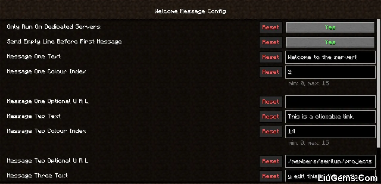 Welcome Message Mod Screenshots 01 Welcome Message Mod Screenshots 01