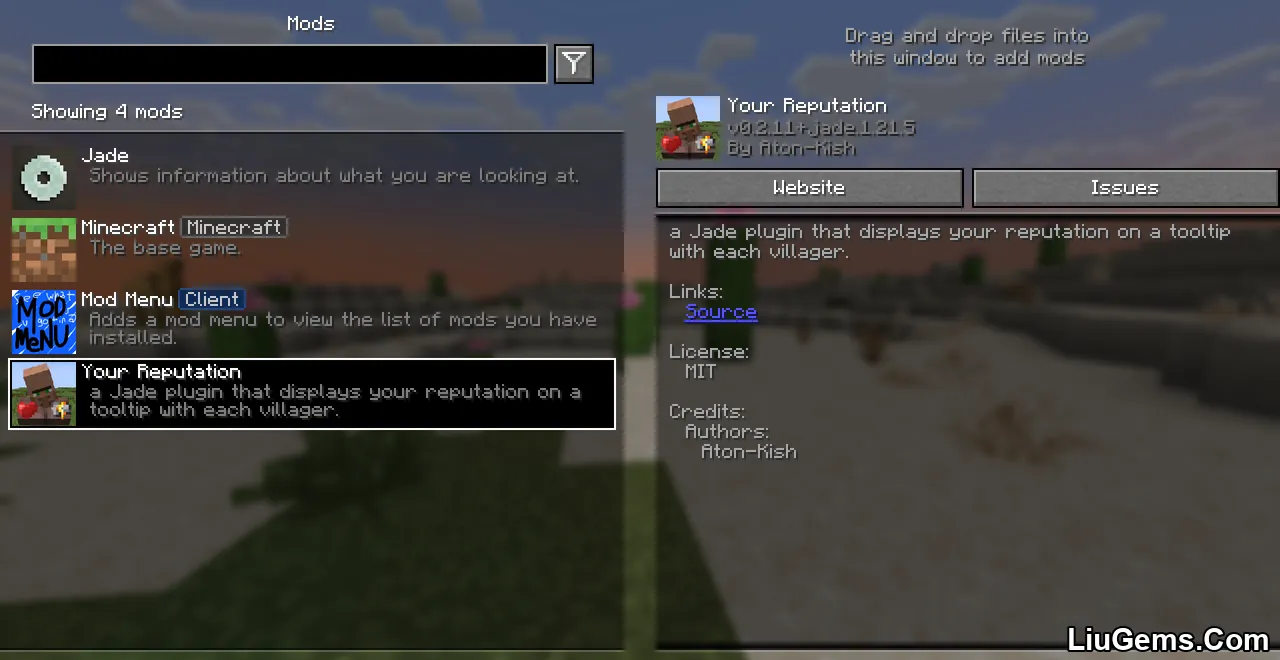 Your Reputation Jade Mod Screenshot 01 Your Reputation Jade Mod Screenshot 01