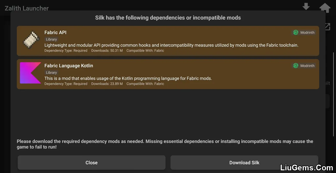 Zalith Launcher Screenshots 6 Zalith Launcher Screenshots 6