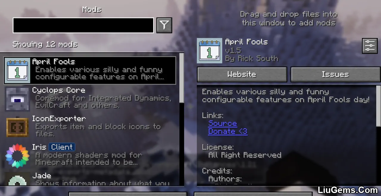 April Fools Mod Screenshots 1 April Fools Mod Screenshots 1