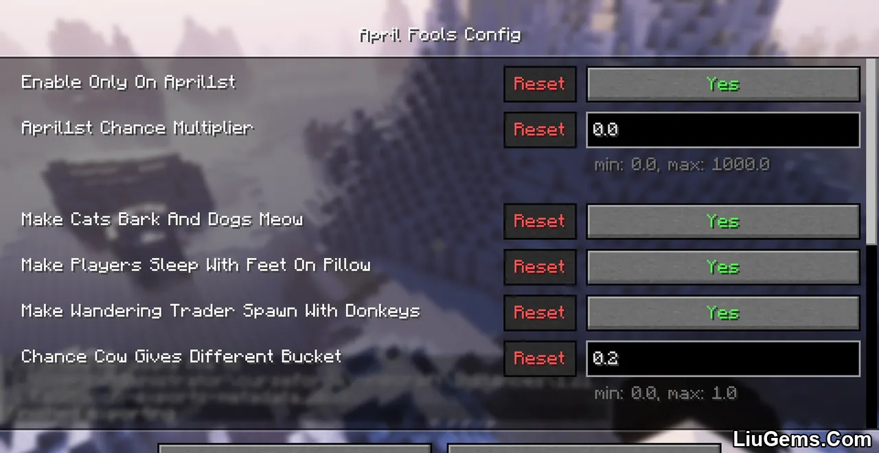 April Fools Mod Screenshots 2 April Fools Mod Screenshots 2