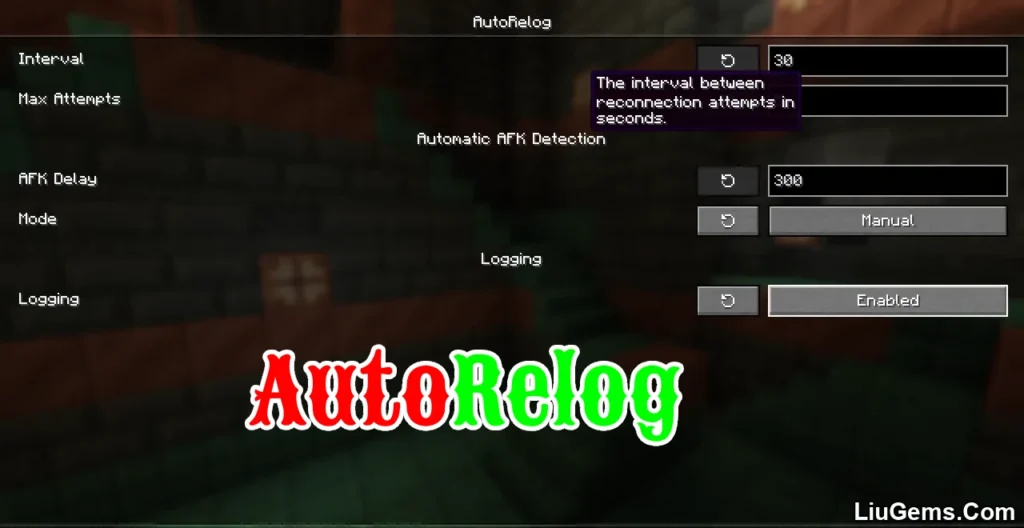 AutoRelog Mod