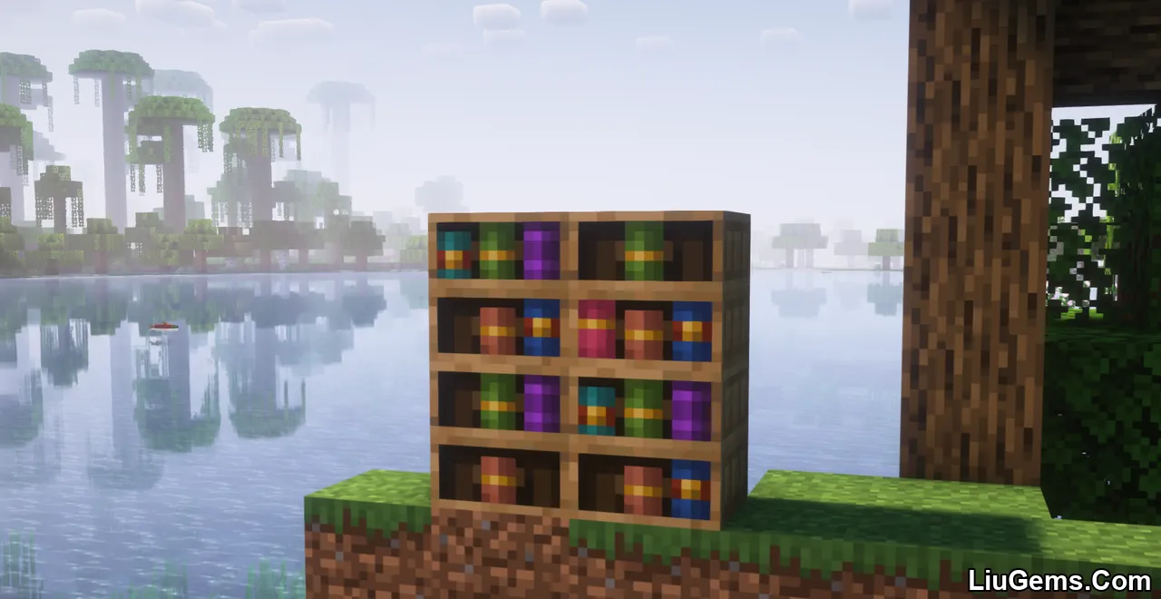 Chiseled Bookshelf Visualizer Mod Screenshots 1 Chiseled Bookshelf Visualizer Mod Screenshots 1