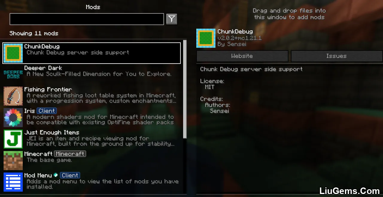 Chunkdebug Mod Screenshots 1 Chunkdebug Mod Screenshots 1