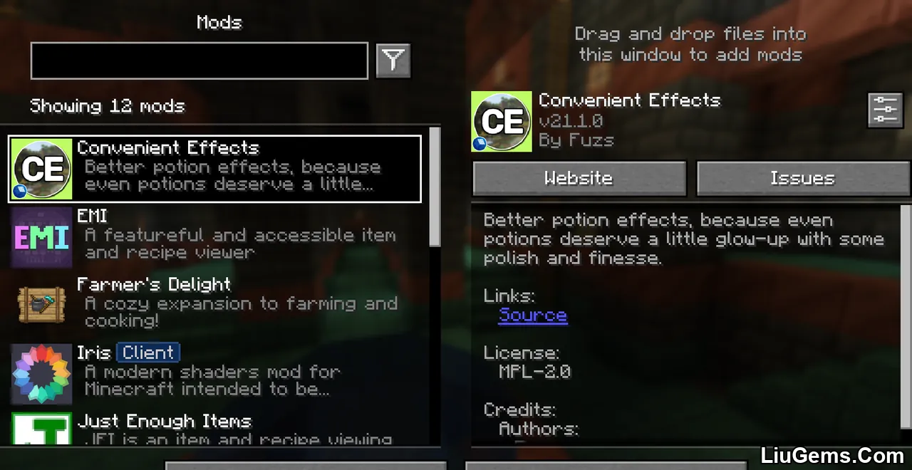 Convenient Effects Mod Screenshots 1 Convenient Effects Mod Screenshots 1
