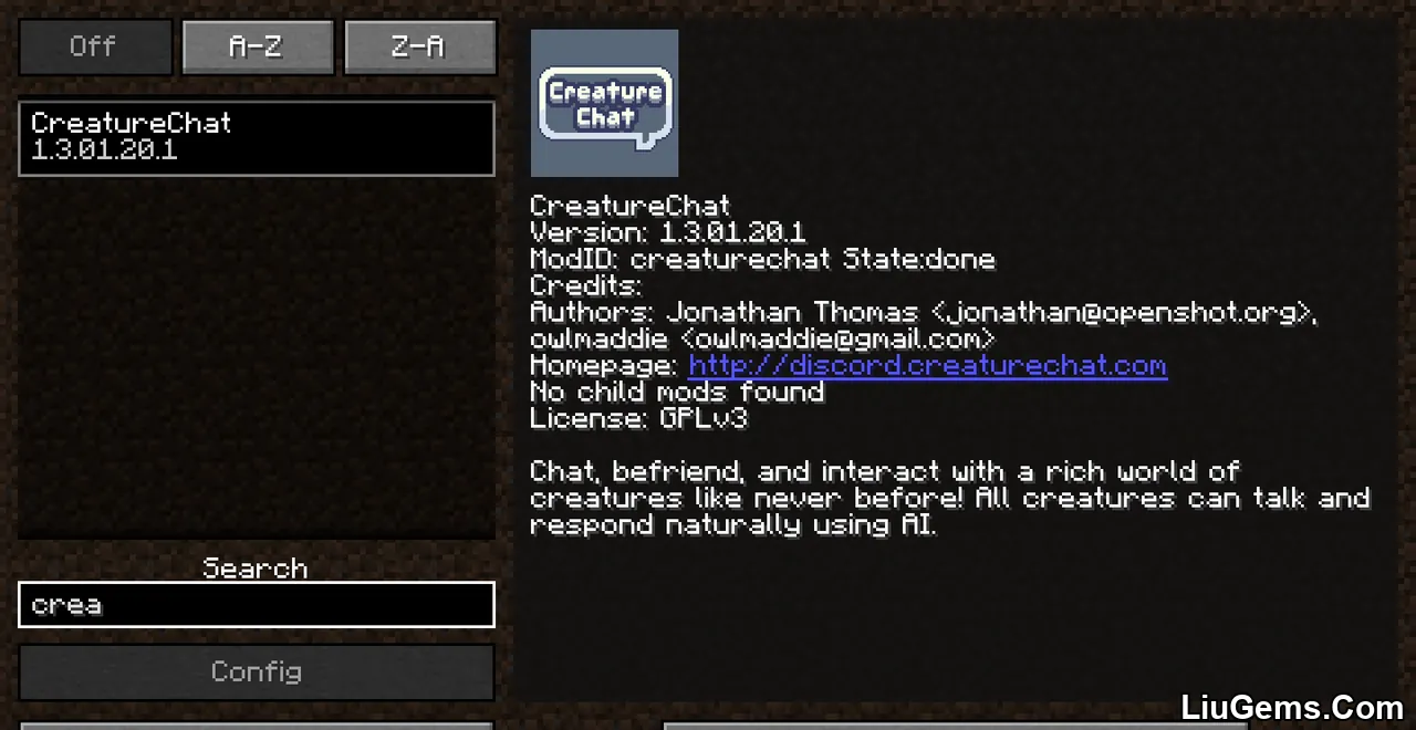 Creature Chat Mod Screenshots 1 Creature Chat Mod Screenshots 1