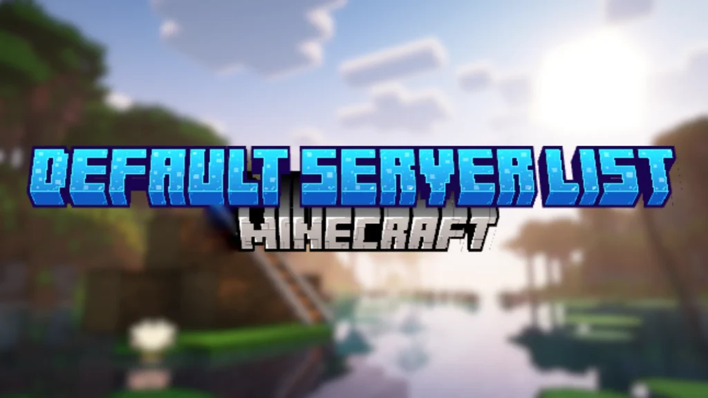 Default Server List Mod