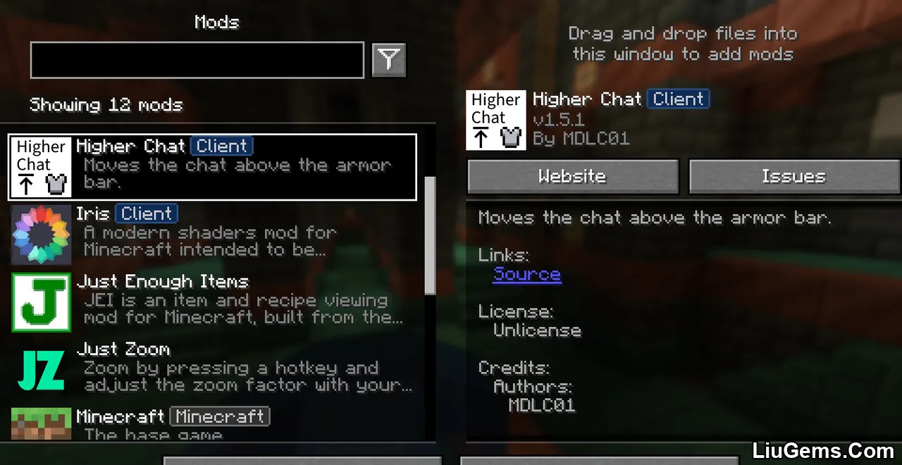 Higher Chat Mod Screenshots 1 Higher Chat Mod Screenshots 1
