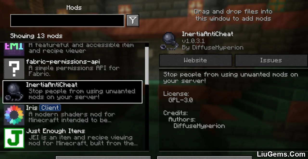 Inertia Anti Cheat Mod Screenshots 1 Inertia Anti Cheat Mod Screenshots 1