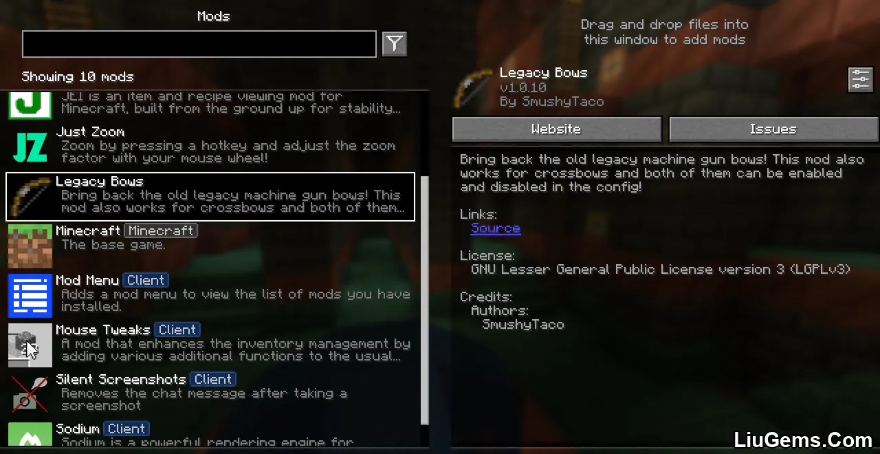 Legacy Bows Mod Screenshots 1 Legacy Bows Mod Screenshots 1