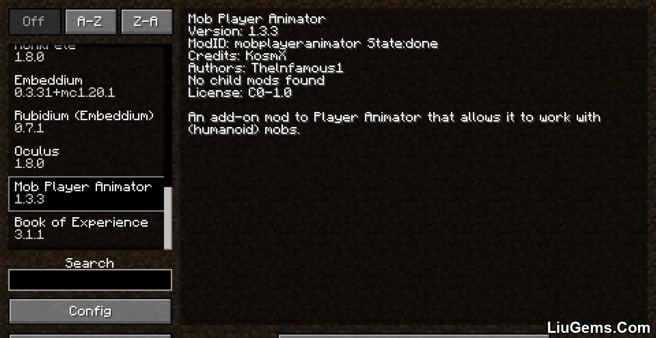 Mob Player Animator Mod Screenshots 1 Mob Player Animator Mod Screenshots 1