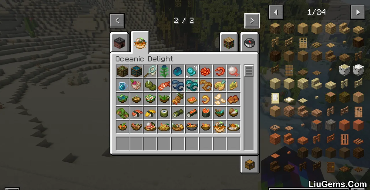 Oceanic Delight Mod Screenshots 2 Oceanic Delight Mod Screenshots 2