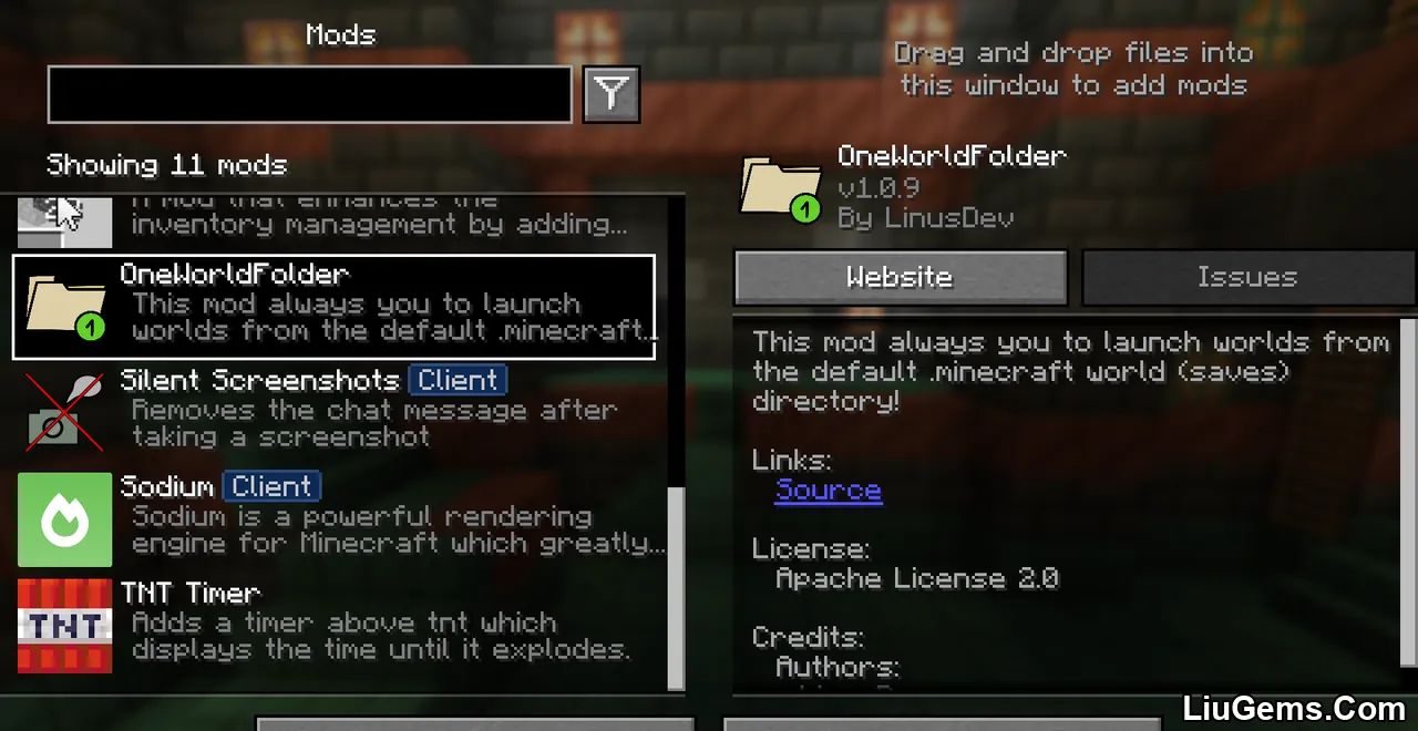 One World Folder Mod Screenshots 1 One World Folder Mod Screenshots 1