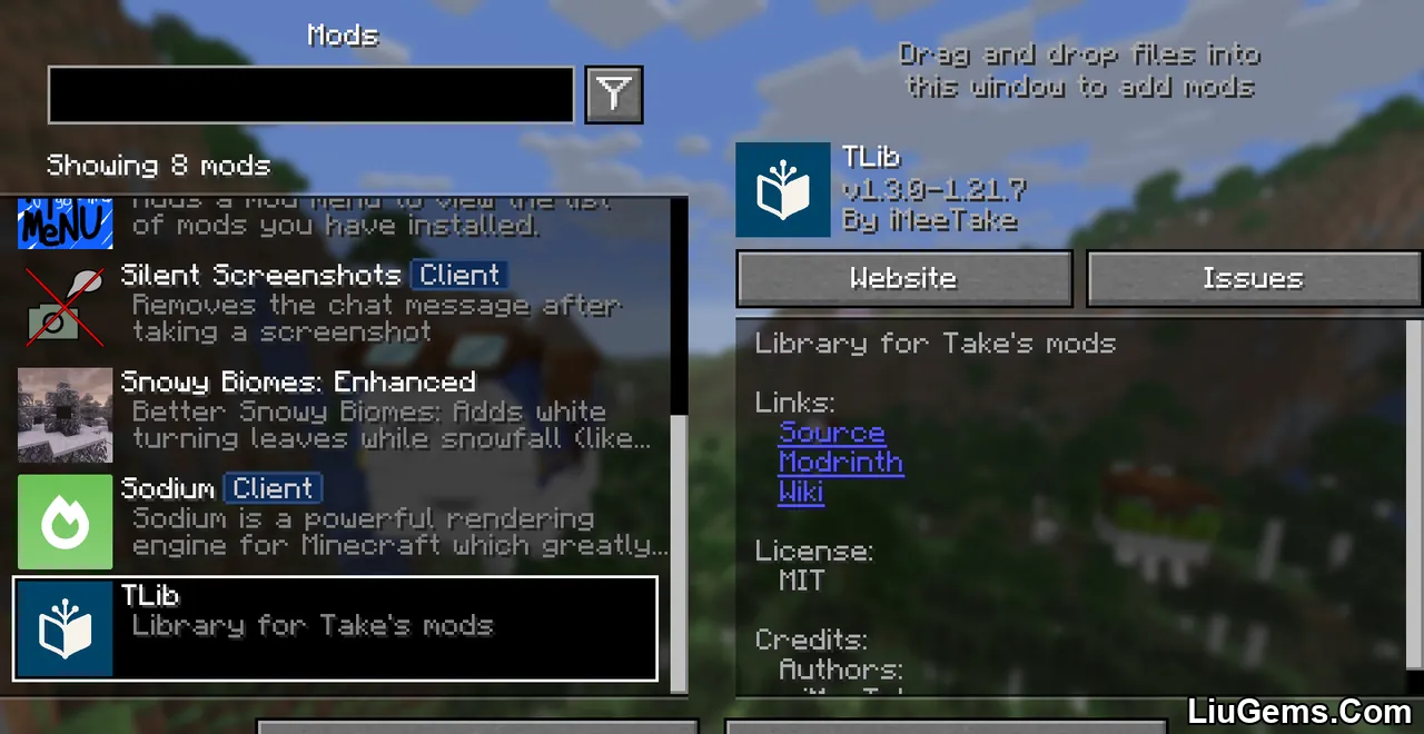 Tlib Mod Screenshots 1 Tlib Mod Screenshots 1