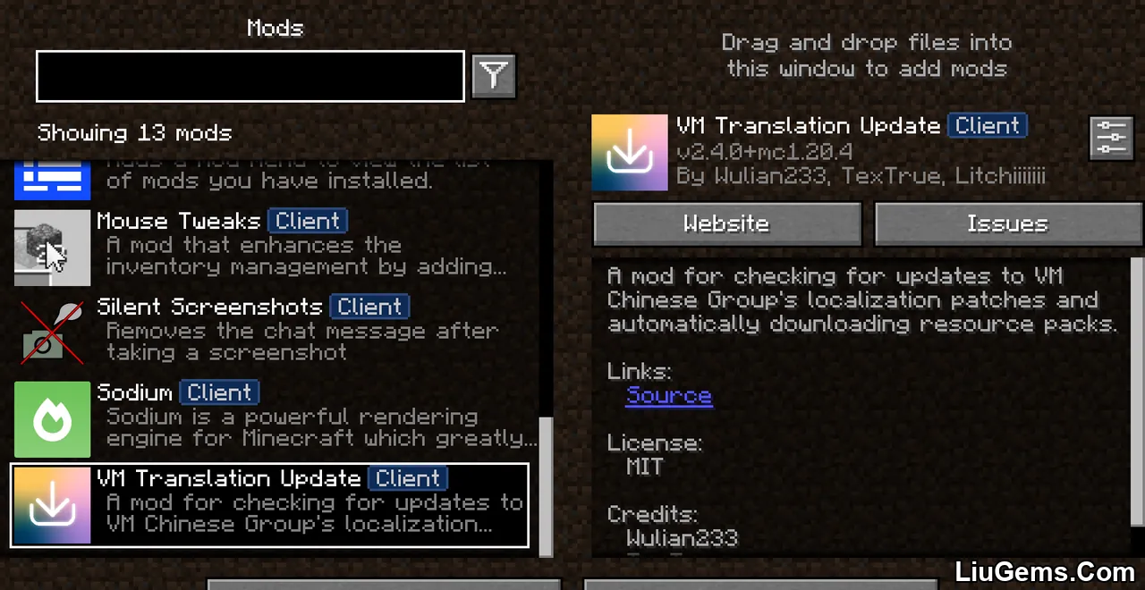 Vm Translation Update Mod Screenshots 1 Vm Translation Update Mod Screenshots 1