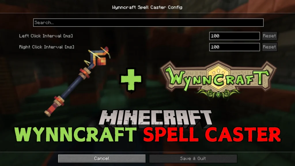 Wynncraft Spell Caster Mod