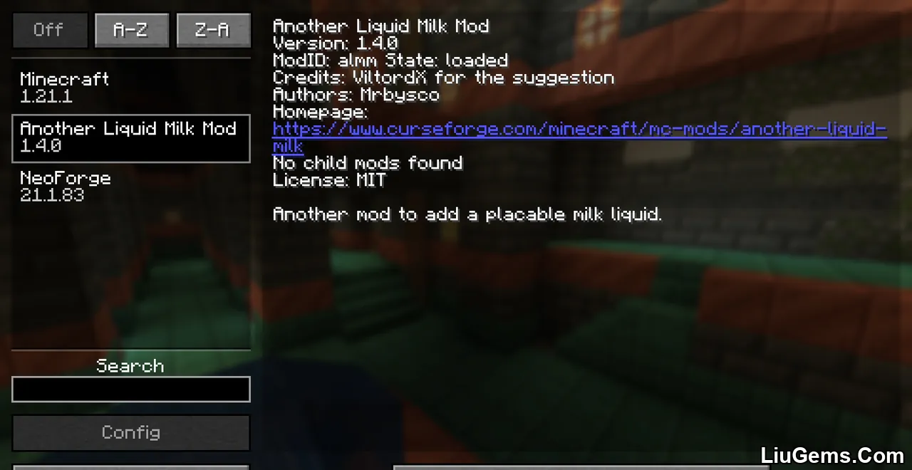 Another Liquid Milk Mod Screenshot Another Liquid Milk Mod Screenshot