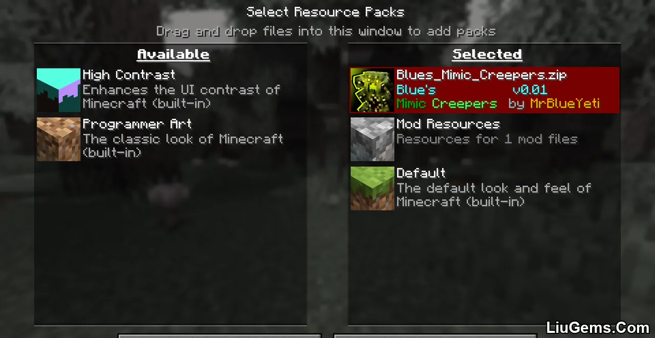 Blues Mimic Creepers Resource Pack Screenshots 01 Blues Mimic Creepers Resource Pack Screenshots 01