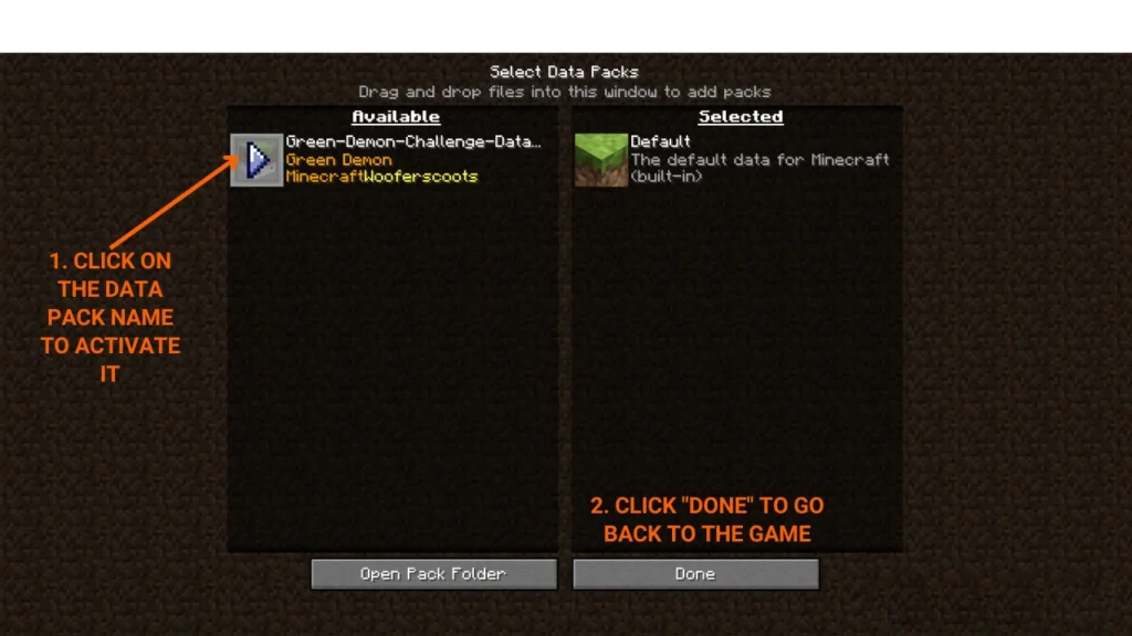 Data Pack Instruction 12