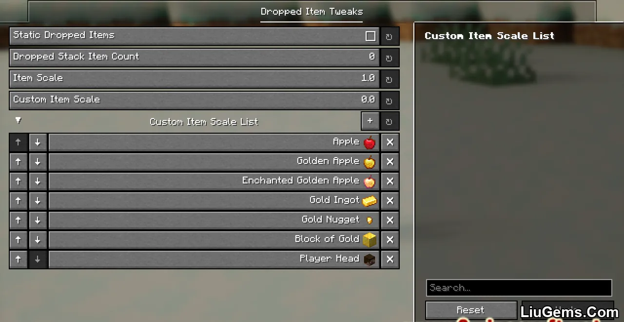 Dropped Item Tweaks Mod Screenshot 01 Dropped Item Tweaks Mod Screenshot 01