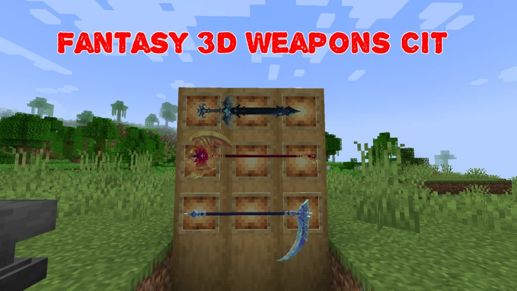 Fantasy 3D Weapons CIT Resource Pack