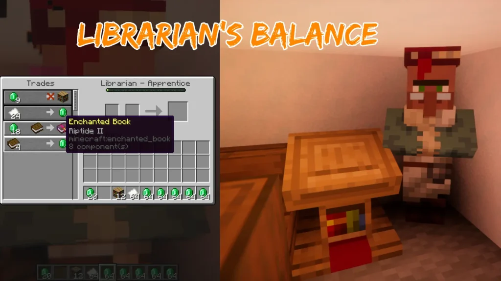 Librarian’s Balance Mod