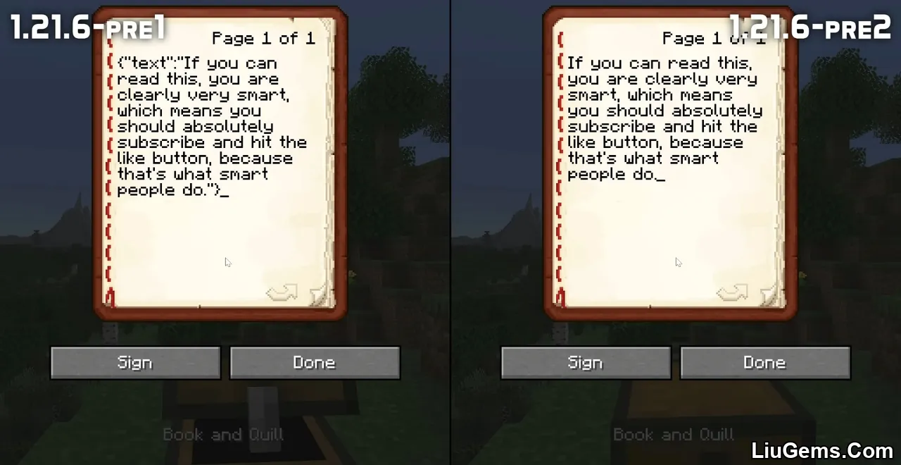 Minecraft 1.21.6 Pre Release 2 Screenshots 10 Minecraft 1.21.6 Pre Release 2 Screenshots 10
