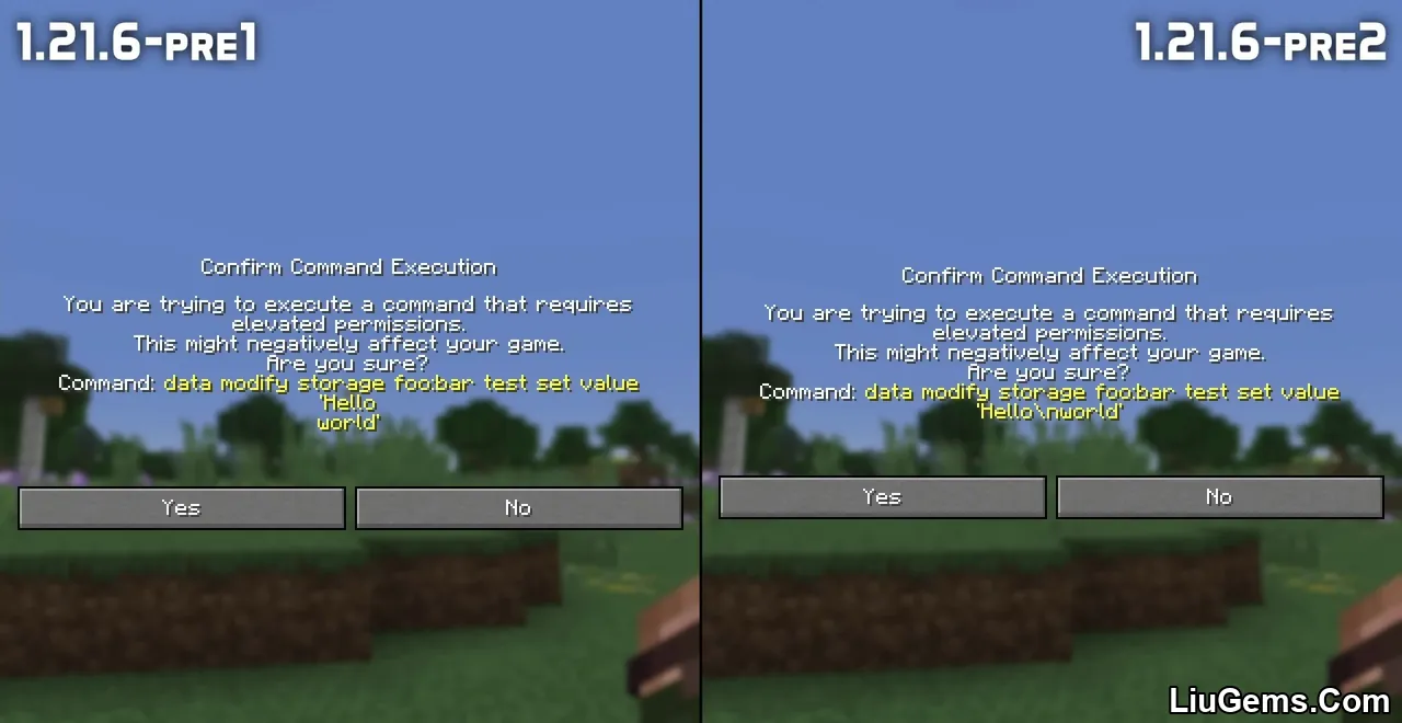 Minecraft 1.21.6 Pre Release 2 Screenshots 11 Minecraft 1.21.6 Pre Release 2 Screenshots 11