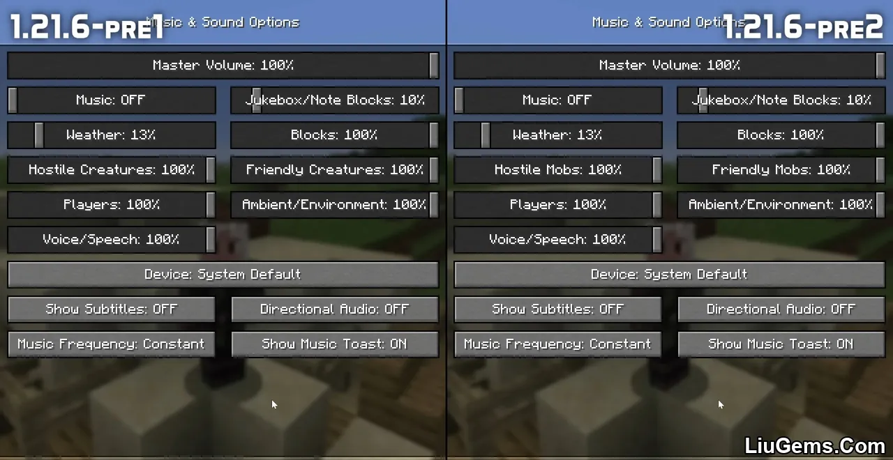 Minecraft 1.21.6 Pre Release 2 Screenshots 9 Minecraft 1.21.6 Pre Release 2 Screenshots 9
