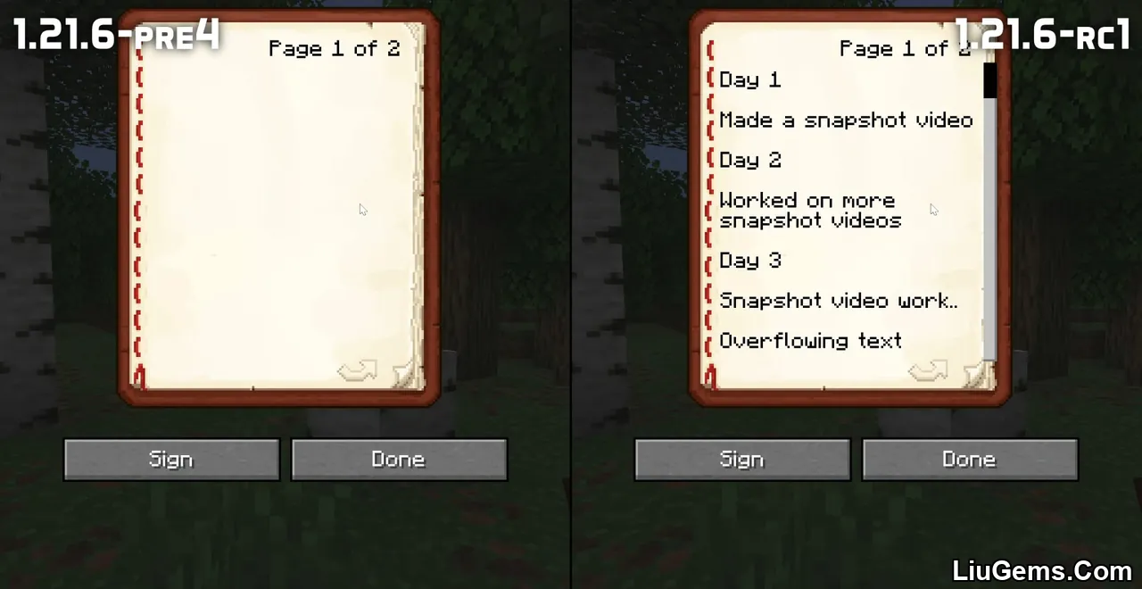 Minecraft 1.21.6 Release Candidate 1 Screenshots 4 Minecraft 1.21.6 Release Candidate 1 Screenshots 4