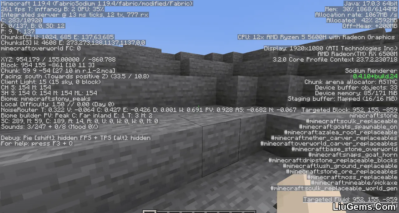 Modernfix Mod Screenshot 03 Modernfix Mod Screenshot 03