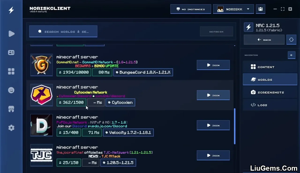 Norisk Client Launcher Screenshots 4 Norisk Client Launcher Screenshots 4