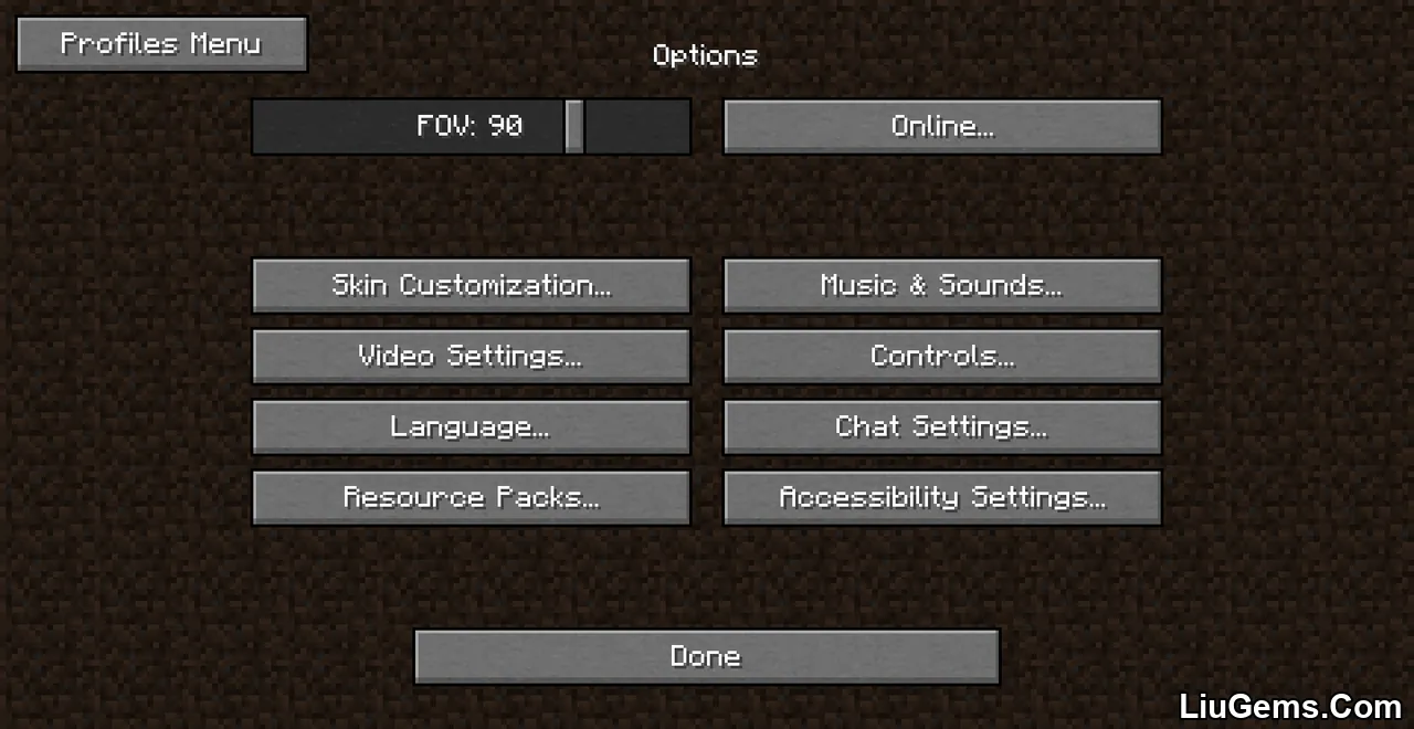 Options Profiles Mod Screenshots 4 Options Profiles Mod Screenshots 4