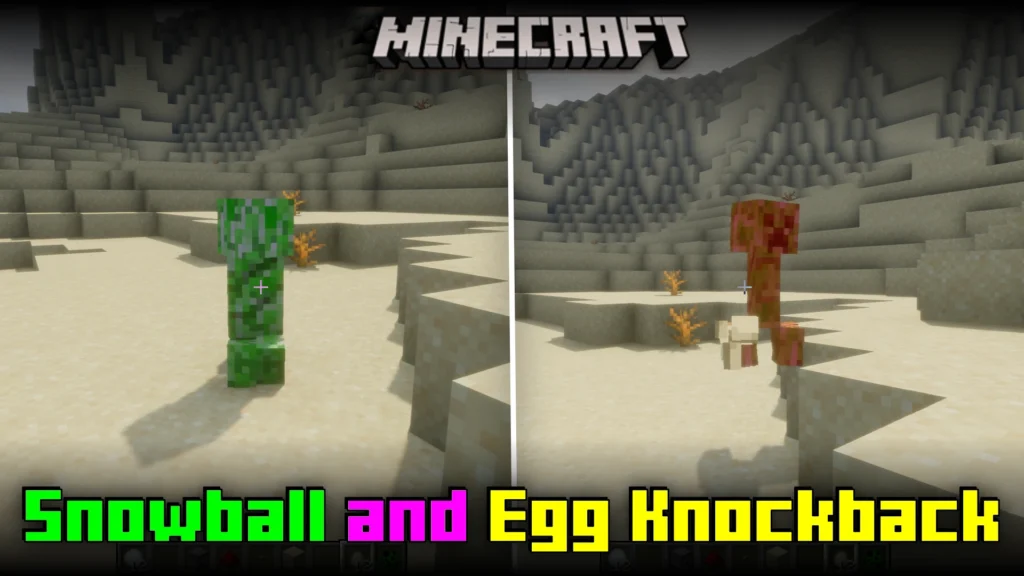 Snowball and Egg Knockback Mod