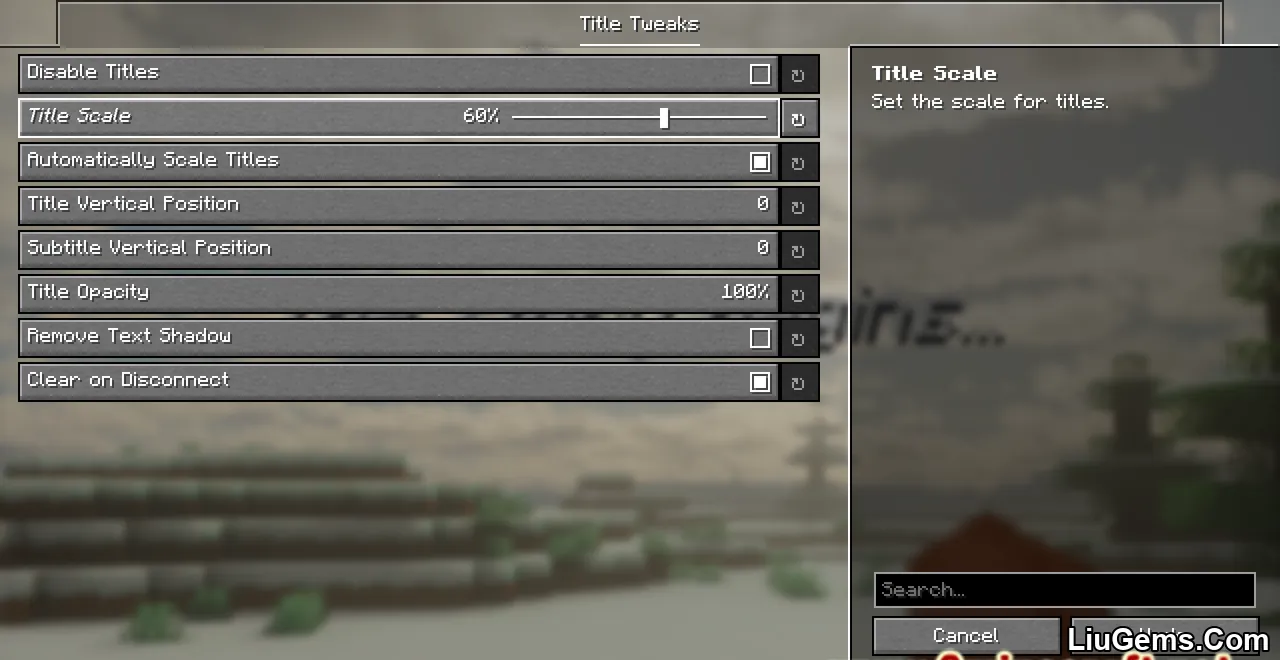 Title Tweaks Mod Screenshot 03 Title Tweaks Mod Screenshot 03