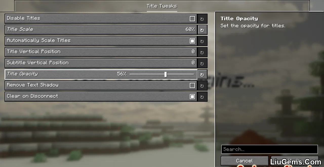 Title Tweaks Mod Screenshot 04 Title Tweaks Mod Screenshot 04